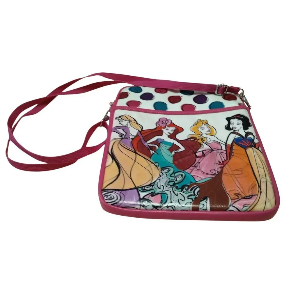 Disney Tech Ipad Tablet Crossbody Princesses 8.5 x 11 Inches Colorful